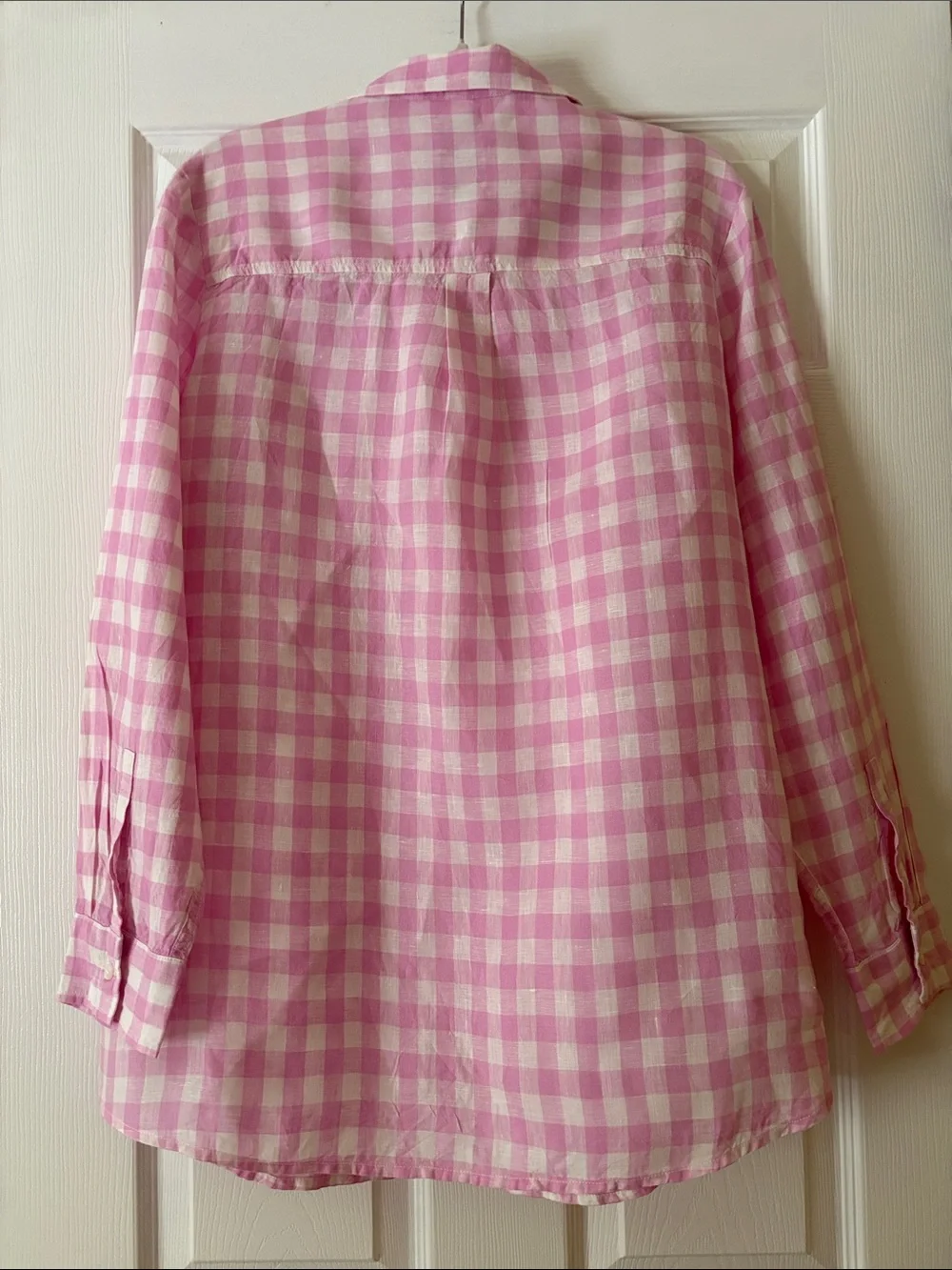 GAP Pink & White Gingham Button-Down Shirt - Picture 3 of 11